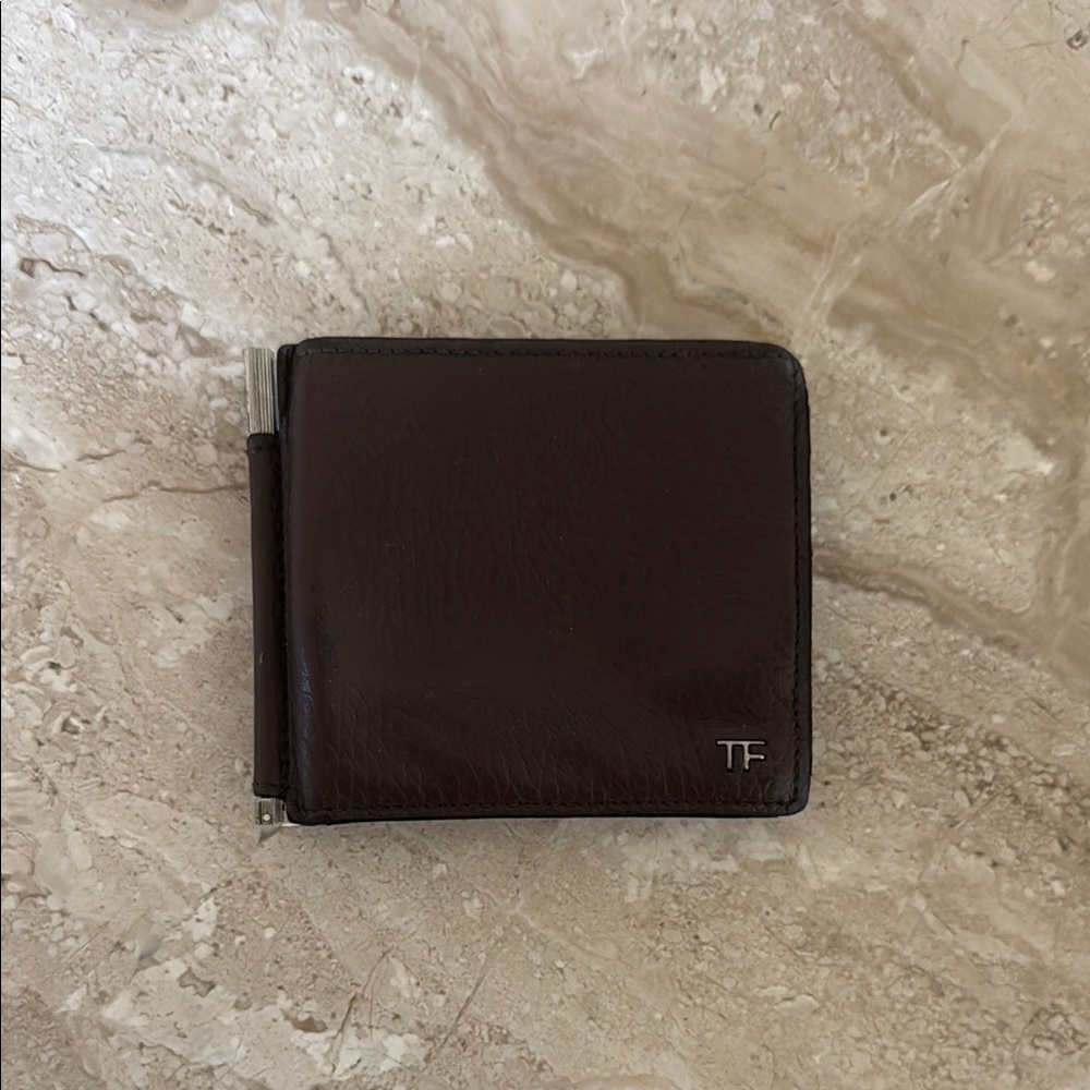 Tom Ford Brown Money Clip Sleek Design